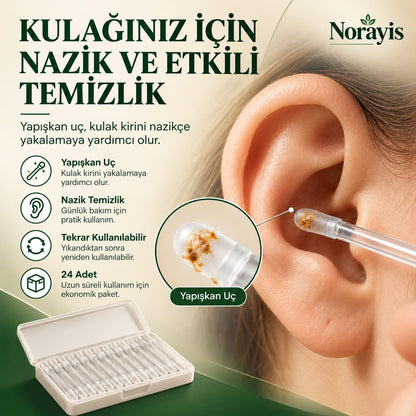 NORAYİS Yapışkan Uçlu Kulak Temizleyici