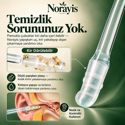 NORAYİS Yapışkan Uçlu Kulak Temizleyici